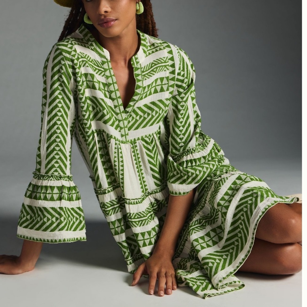Devotion Twins Embroidered Ella Tunic Dress xs - Picture 3 of 15